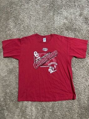 Vintage NCAA Oklahoma Sooners “Big 12 champions” shirt 2006 size Xl